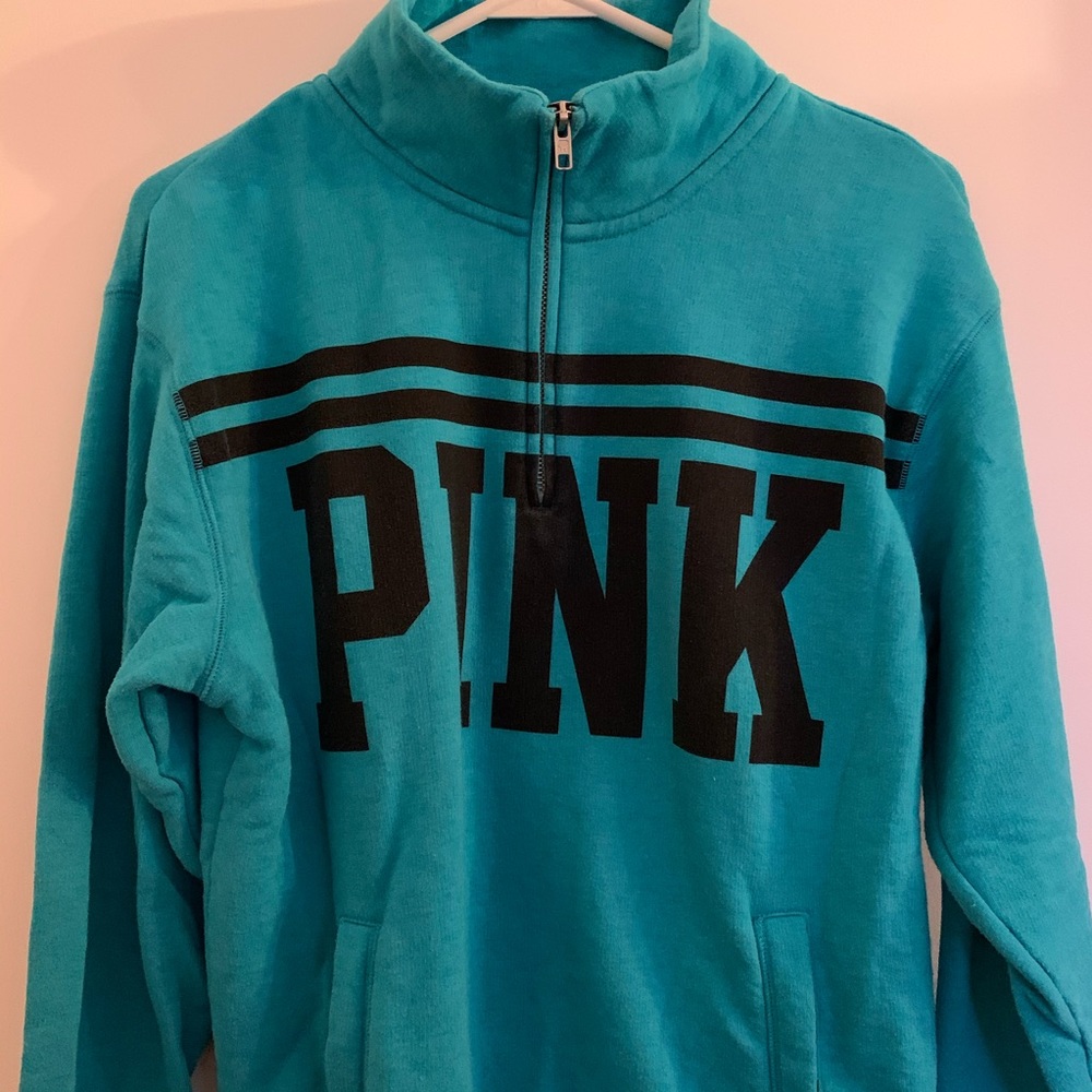 PINK Victoria’s Secret 3 quarter zip sweatshirt